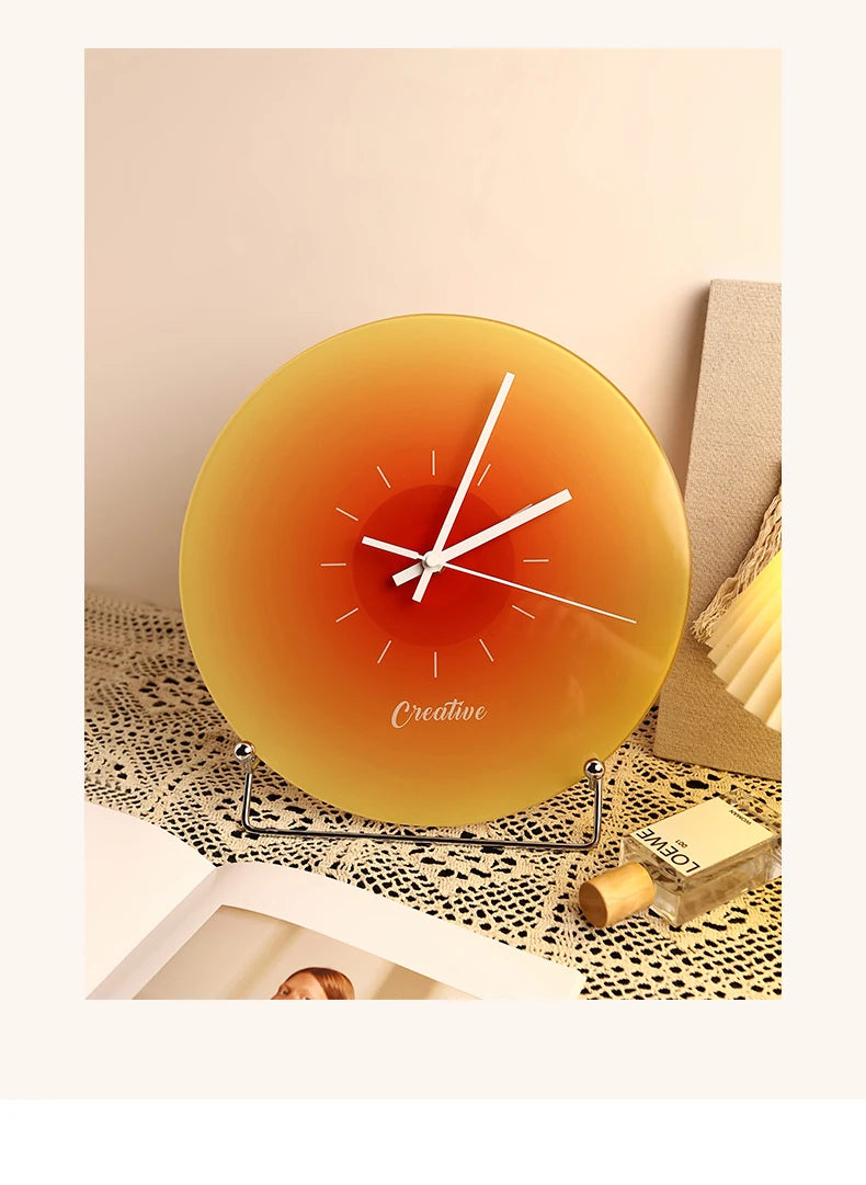 Mid-Century Modern Sunset Clock