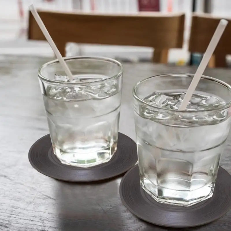 6pcs Retro Vinyl Record Cup Coasters