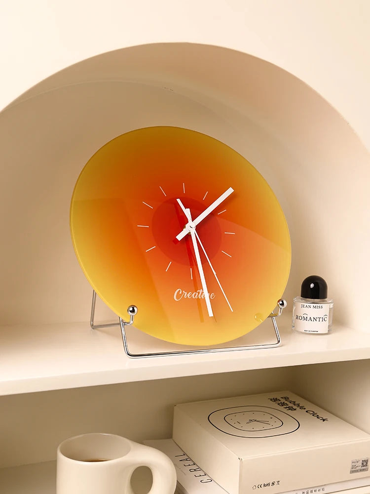 Mid-Century Modern Sunset Clock