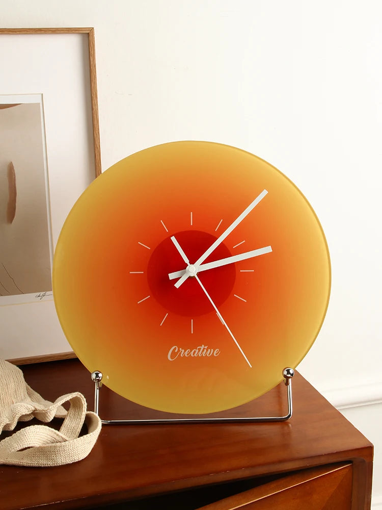 Mid-Century Modern Sunset Clock